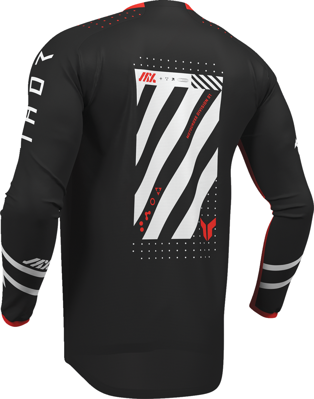 THOR Lauchmode Futura Jersey - Black/Red - Medium 2910-8891