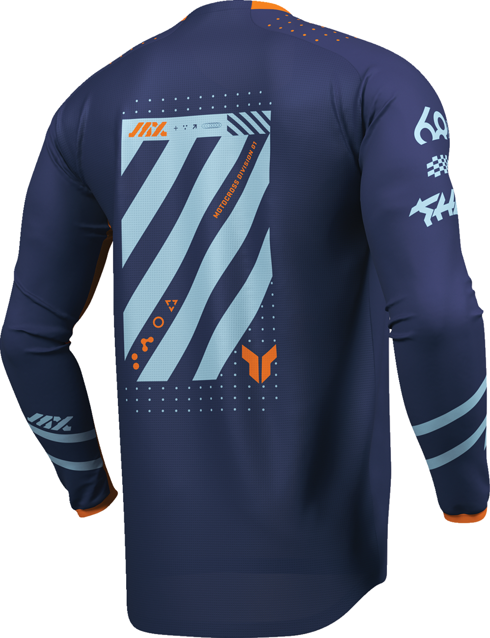 THOR Lauchmode Futura Jersey - Navy/Orange - Medium 2910-8903