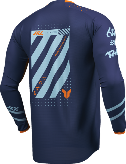 THOR Lauchmode Futura Jersey - Navy/Orange - Medium 2910-8903