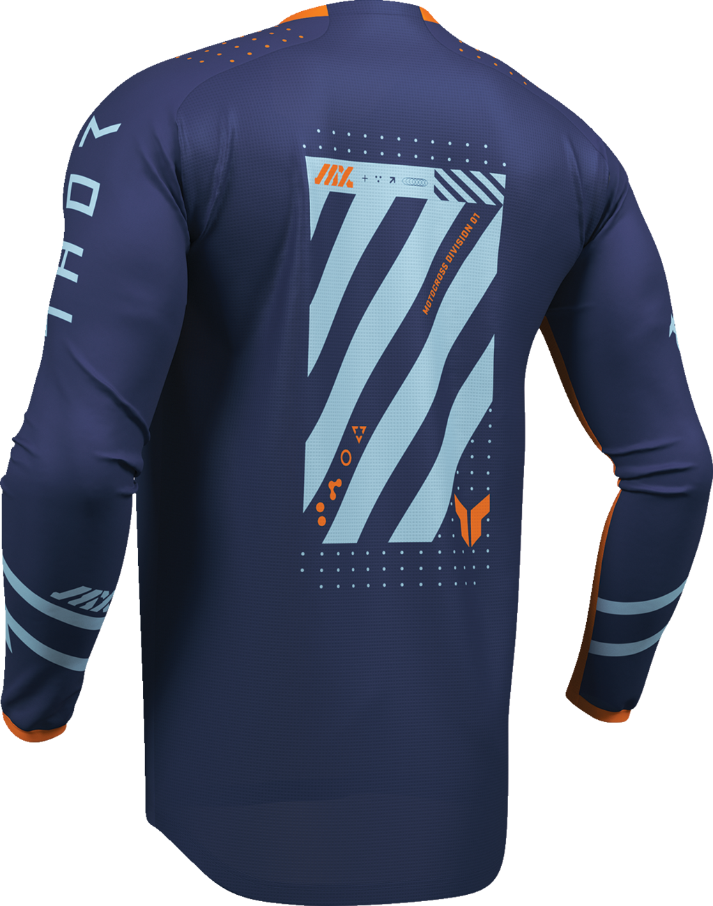 THOR Lauchmode Futura Jersey - Navy/Orange - XL 2910-8905