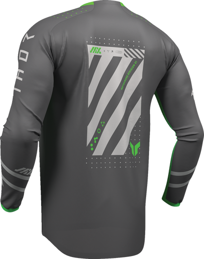 THOR Lauchmode Futura Jersey - Charcoal/Green - 2XL 2910-8900