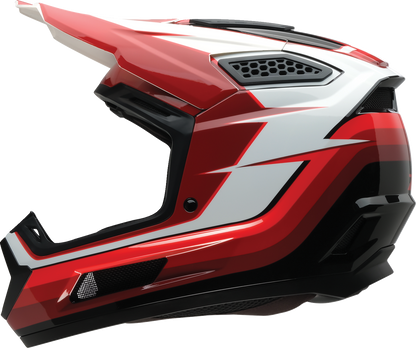 Z1R Dirt Maxx Helmet - Vortex - Red/White - 2XL 0110-9701