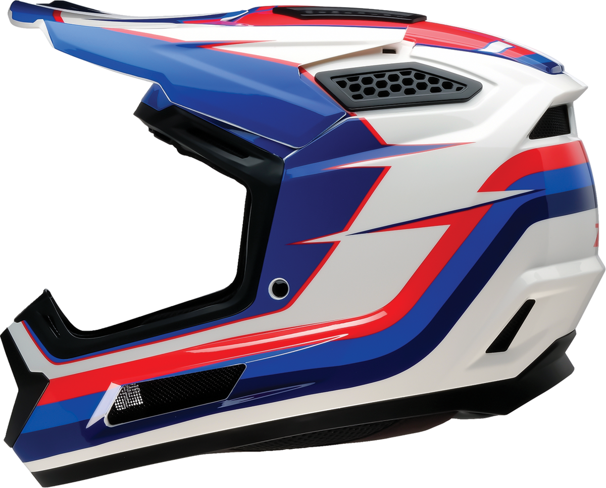 Z1R Dirt Maxx Helmet - Vortex - Red/White/Blue - XS 0110-9721