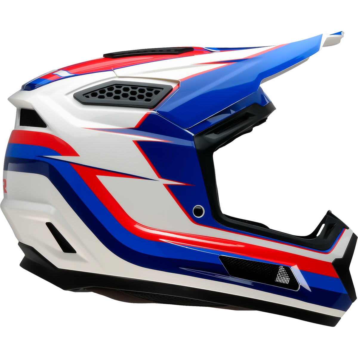 Z1R Dirt Maxx Helmet - Vortex - Red/White/Blue - 2XL 0110-9726