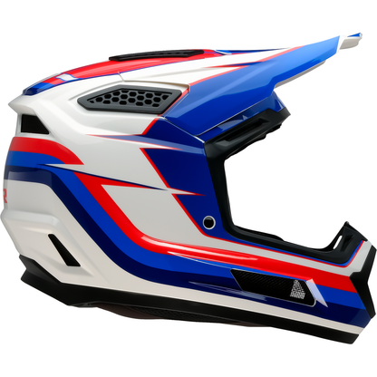 Z1R Dirt Maxx Helmet - Vortex - Red/White/Blue - 2XL 0110-9726
