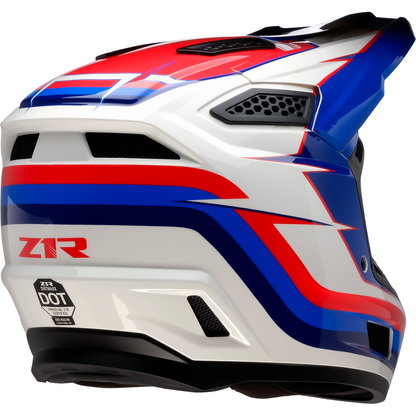 Z1R Dirt Maxx Helmet - Vortex - Red/White/Blue - 2XL 0110-9726
