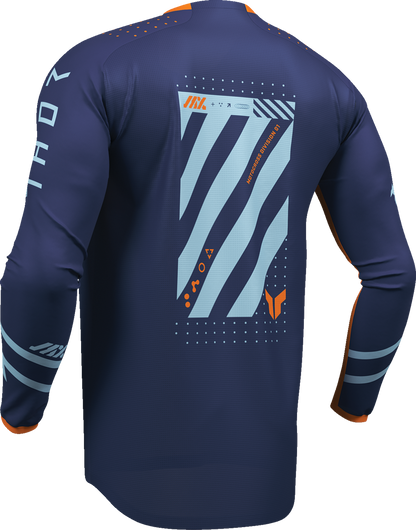 THOR Youth Launchmode Futura Jersey - Navy/Orange - 2XS 2912-2761