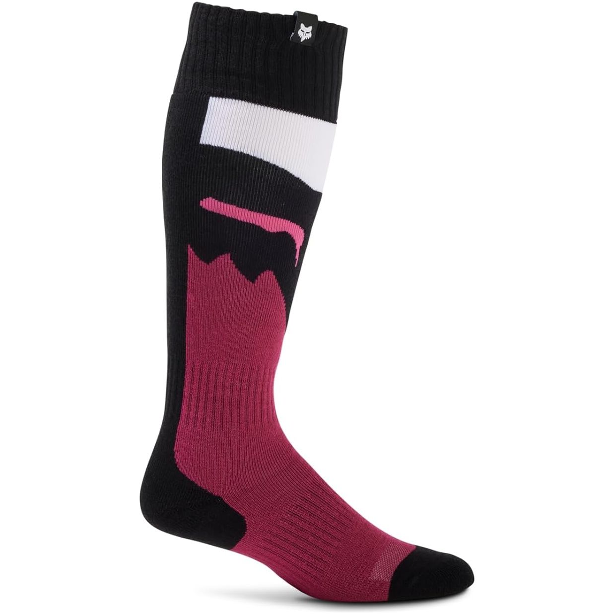Fox Racing Men's Women's 180 Flora Sock Black/Pink - 31388-285-OS