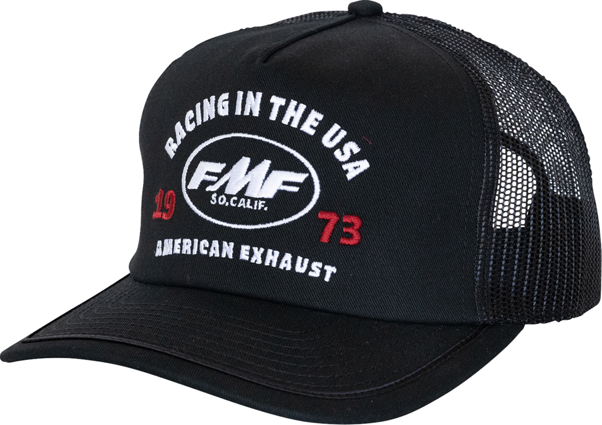 FMF Racing USA Hat - Black - One Size FA26196903-BLK-OS