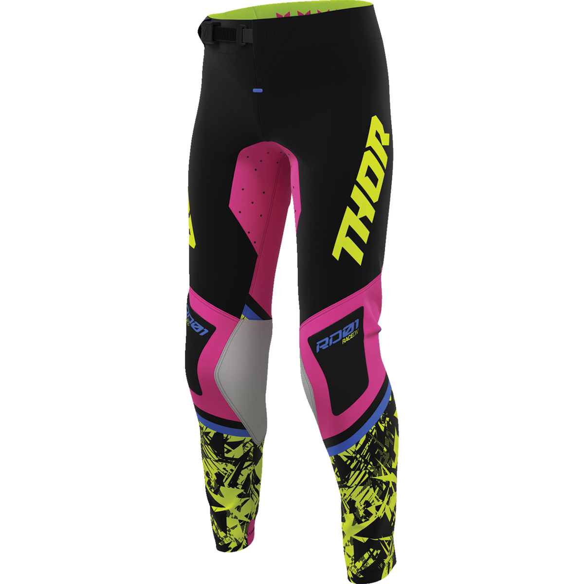 THOR Youth Sportsmode Punk'd Pants - Black/Fuchsia - US 26 2903-2732