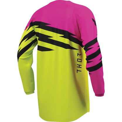 THOR Youth Launchmode Shockie Jersey - Acid/Fuchsia - XL 2912-2742
