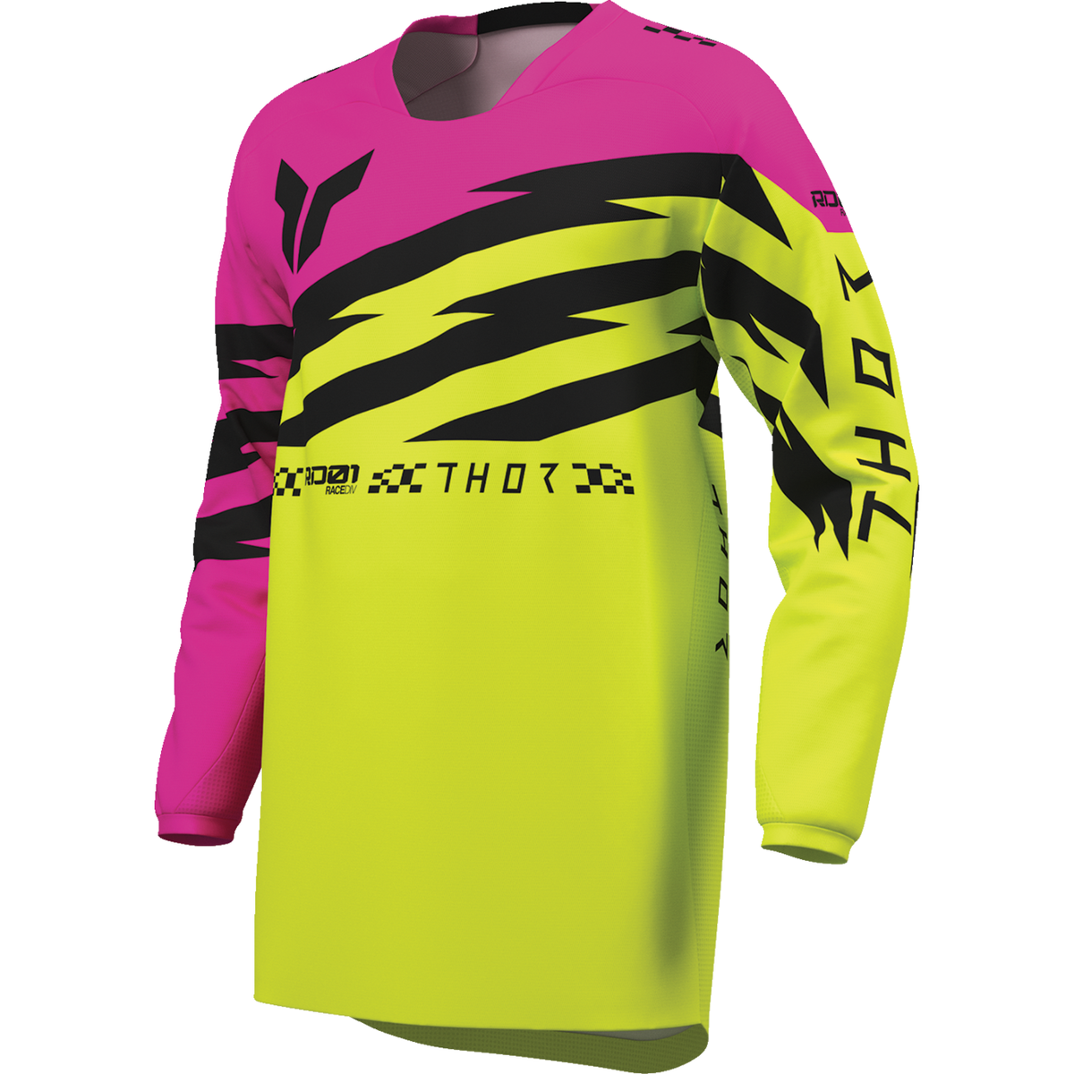 THOR Youth Launchmode Shockie Jersey - Acid/Fuchsia - XL 2912-2742