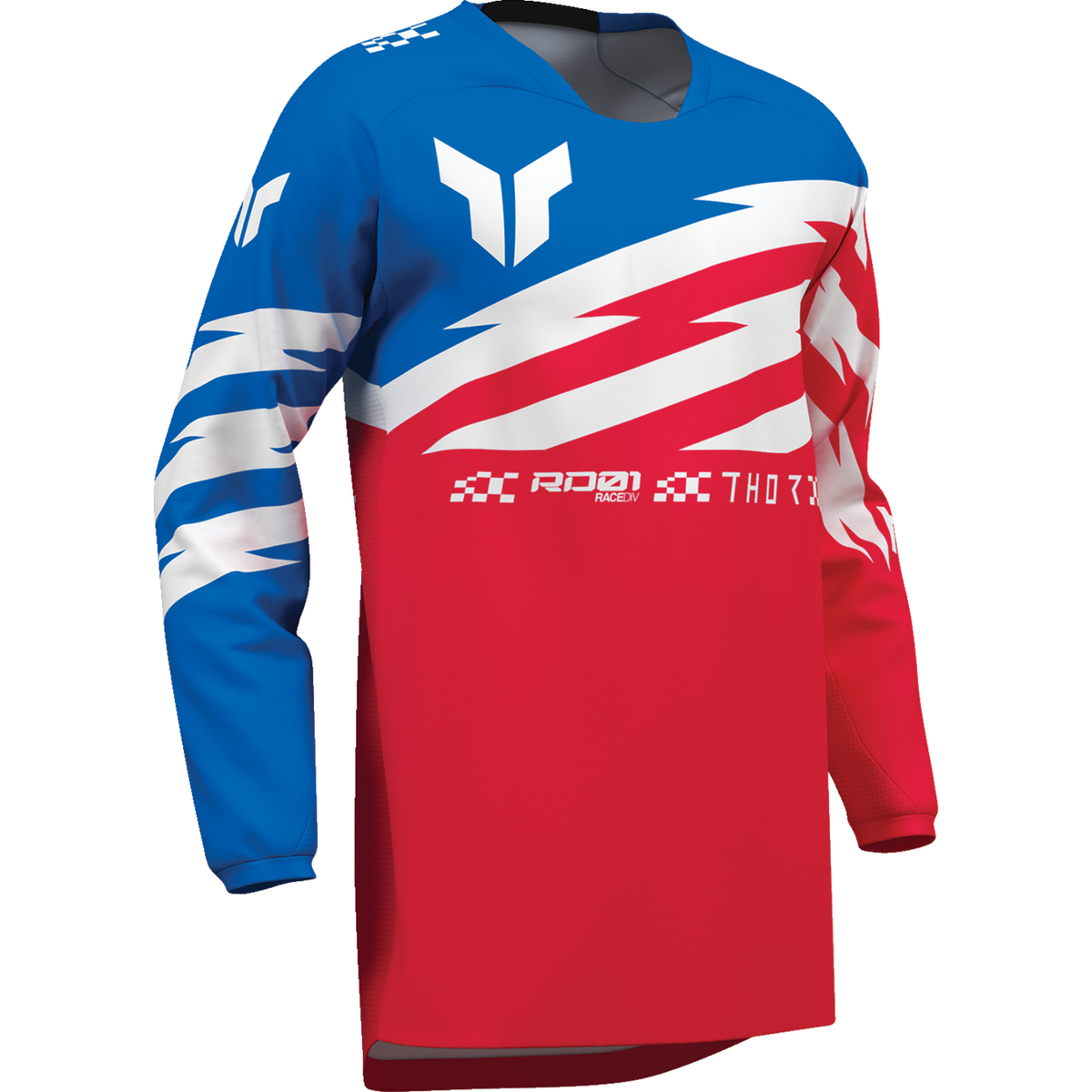THOR Youth Launchmode Shockie Jersey - Red/Blue - Small 2912-2751