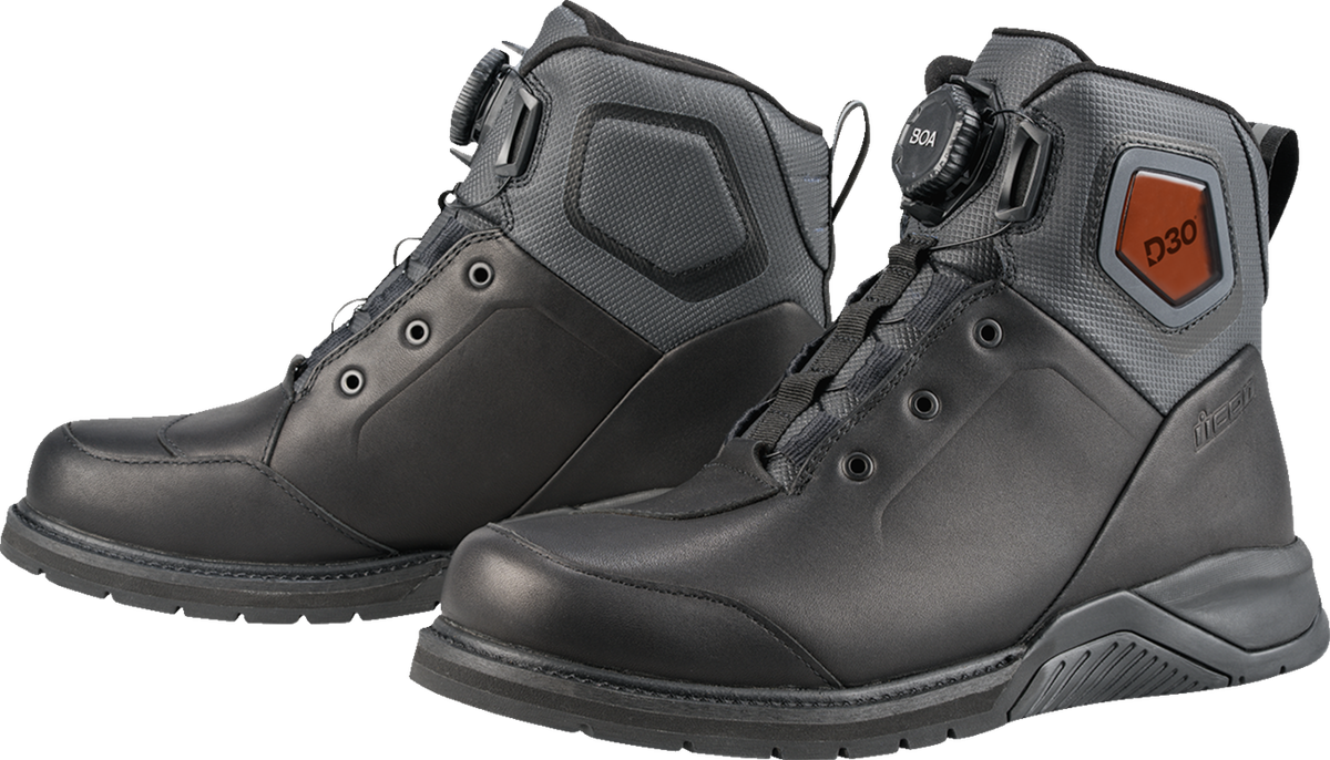 ICON Upstate Boots - Black - US 11 / EU 45 3403-1407