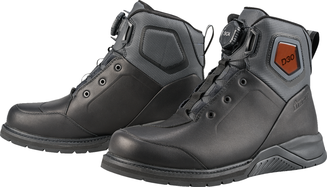 ICON Upstate Boots - Black - US 11 / EU 45 3403-1407