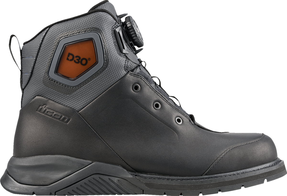 ICON Upstate Boots - Black - US 11 / EU 45 3403-1407