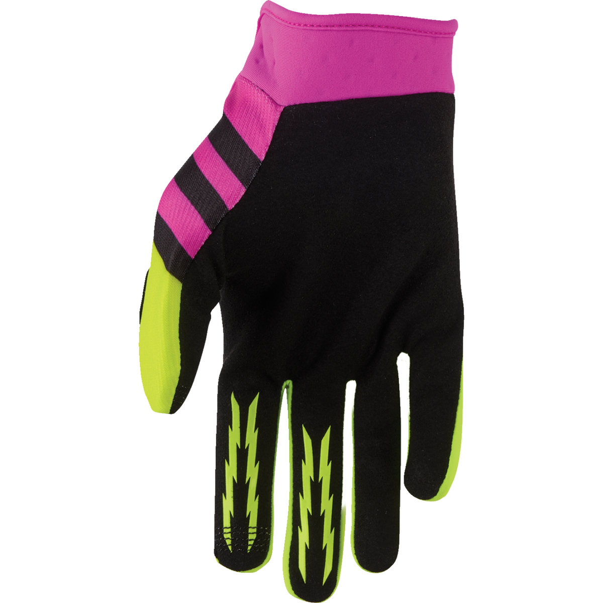 THOR Youth Launchmode Shockie Gloves - Acid/Fuchsia - Medium 3332-2308