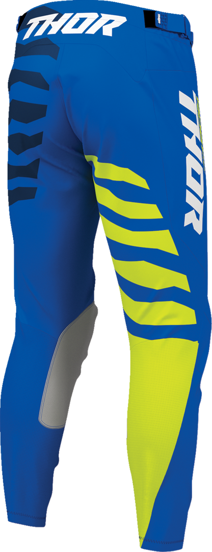 THOR Launchmode Shredder Pants - Blue/Acid - US 36 2901-13073