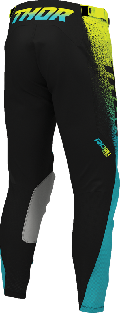 THOR Launchmode Darkside Pants - Black/Acid - US 28 2901-13078