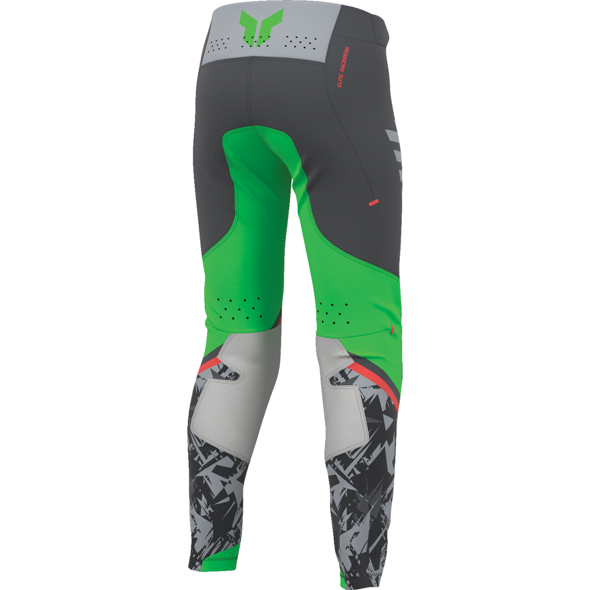 THOR Youth Sportsmode Punk'd Pants - Charcoal/Green - US 28 2903-2737