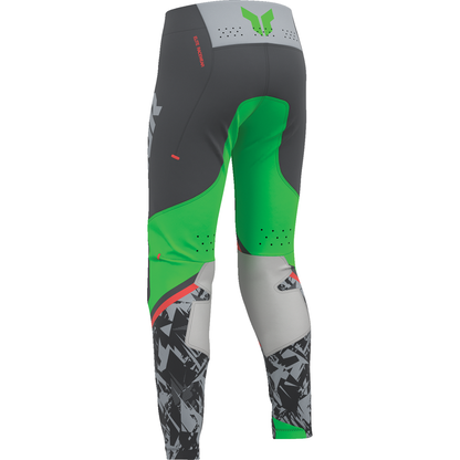 THOR Youth Sportsmode Punk'd Pants - Charcoal/Green - US 28 2903-2737