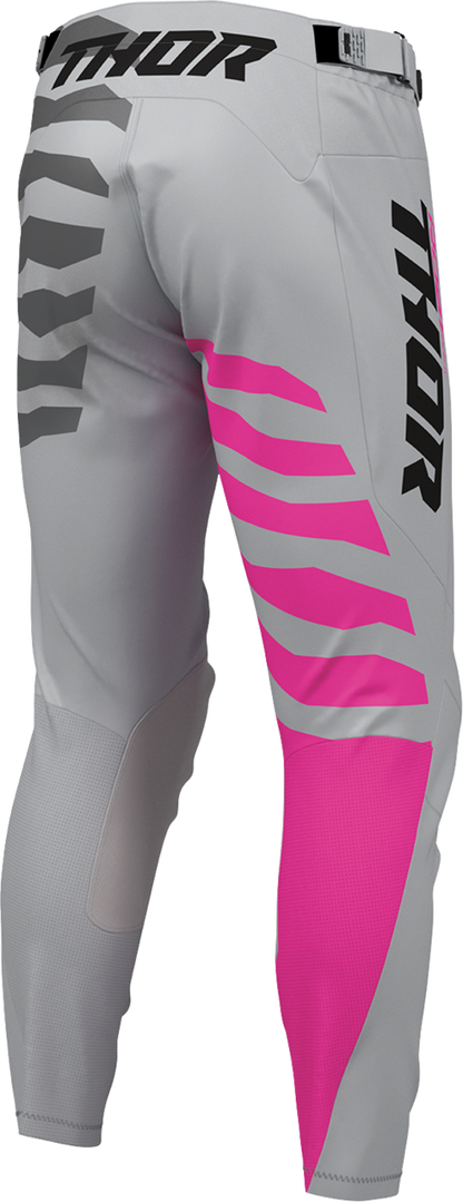 THOR Launchmode Shredder Pants - Gray/Fuchsia - US 32 2901-13062