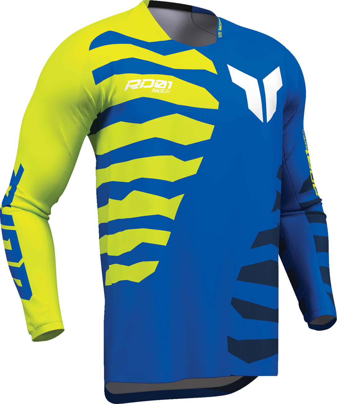 THOR Launchmode Shredder Jersey - Blue/Acid - Large 2910-8886