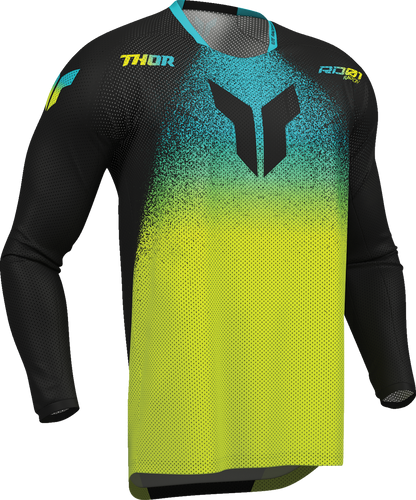 THOR Launchmode Air Darkside Jersey - Black/Acid - Medium 2910-8909