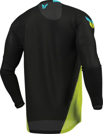 THOR Launchmode Air Darkside Jersey - Black/Acid - Large 2910-8910
