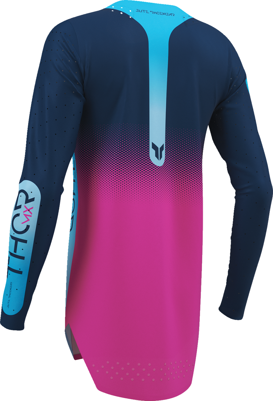 THOR Women's Sportmode Merge Jersey - Navy/Fuchsia - Small 2911-0395