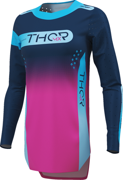 THOR Women's Sportmode Merge Jersey - Navy/Fuchsia - XL 2911-0398