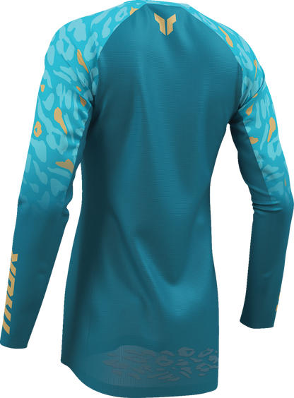 THOR Women's Launchmode Spotted Jersey - Jade/Starlight - XS 2911-0404