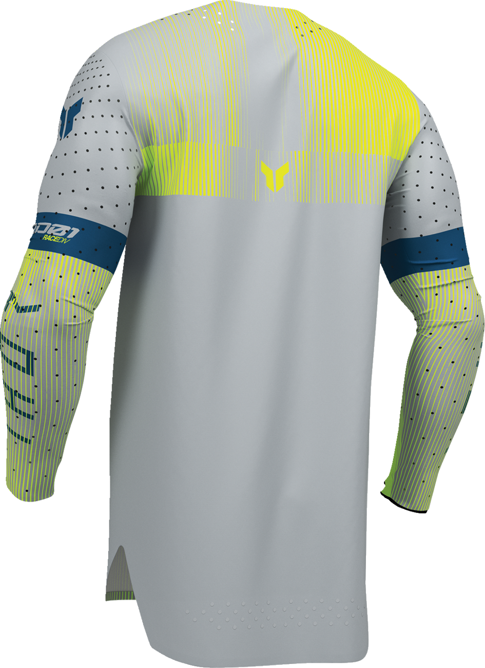 THOR Sportmode Vanish Jersey - Gray/Dark Blue - Large 2910-8848