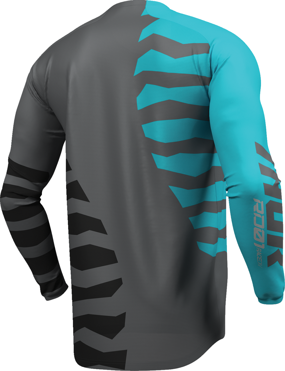 THOR Launchmode Shredder Jersey - Charcoal/Aqua - 2XL 2910-8870