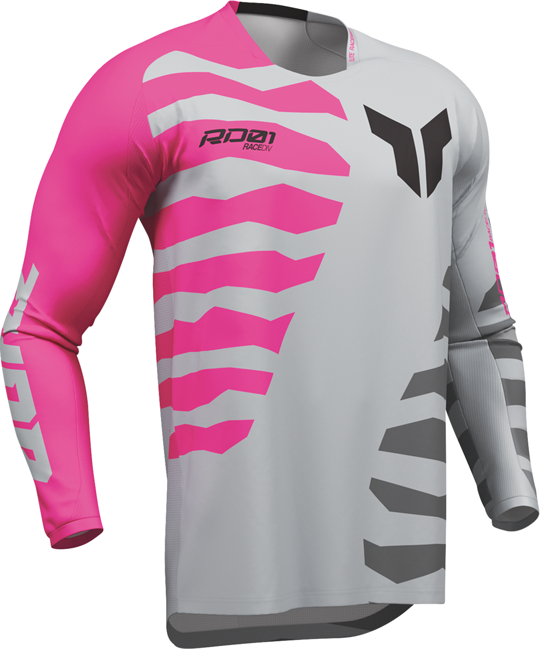 THOR Launchmode Shredder Jersey - Gray/Fuchsia - Large 2910-8880