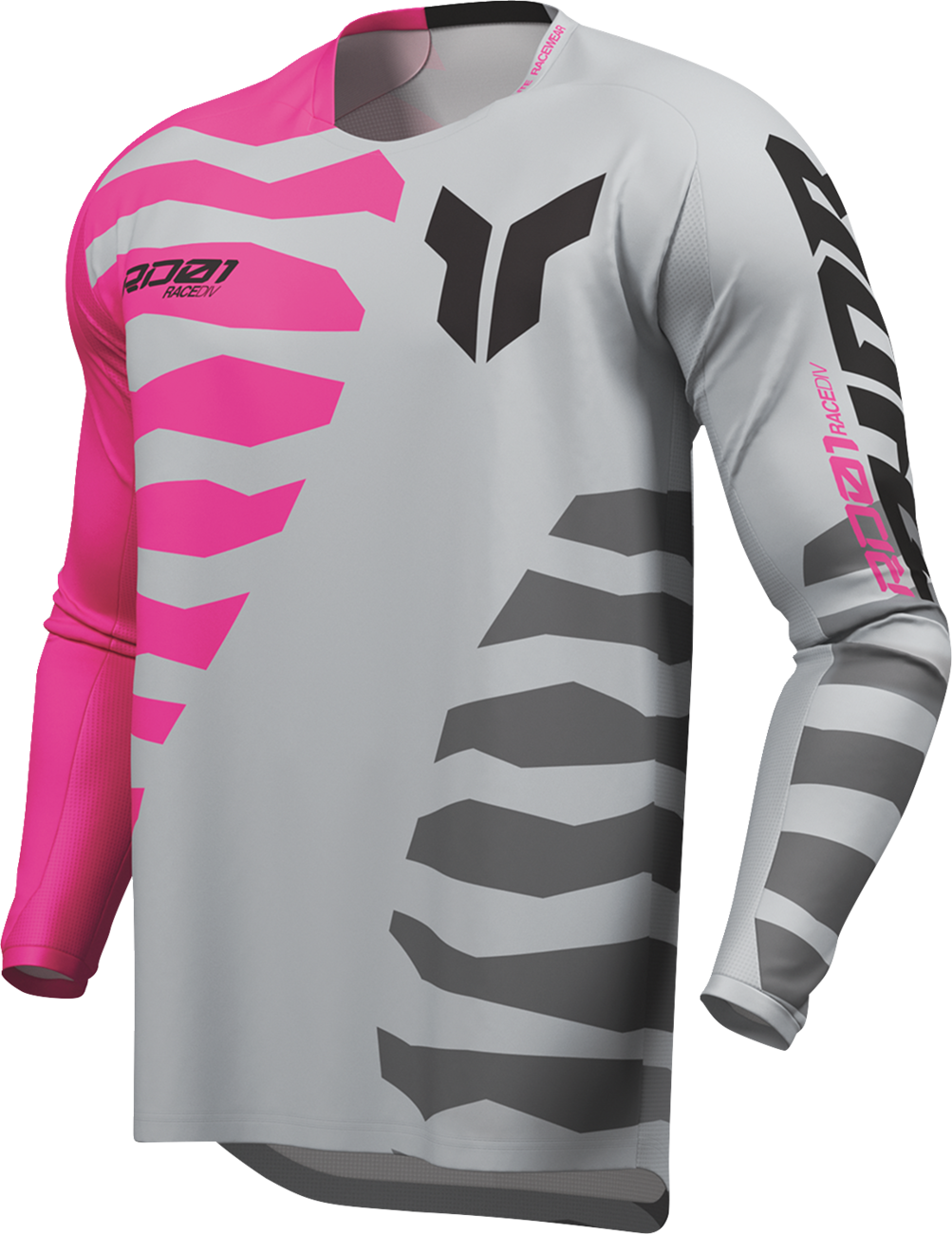 THOR Launchmode Shredder Jersey - Gray/Fuchsia - Large 2910-8880