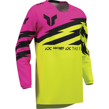 THOR Youth Launchmode Shockie Jersey - Acid/Fuchsia - Large 2912-2741
