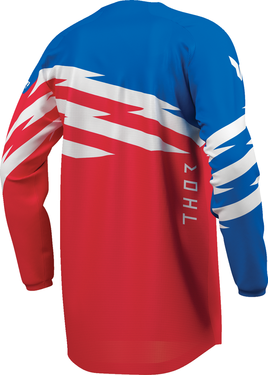 THOR Youth Launchmode Shockie Jersey - Red/Blue - XS 2912-2750
