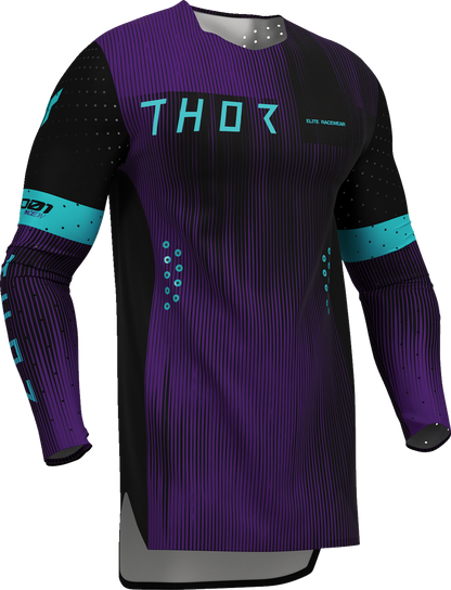 THOR Sportmode Vanish Jersey - Black/Purple - Small 2910-8836