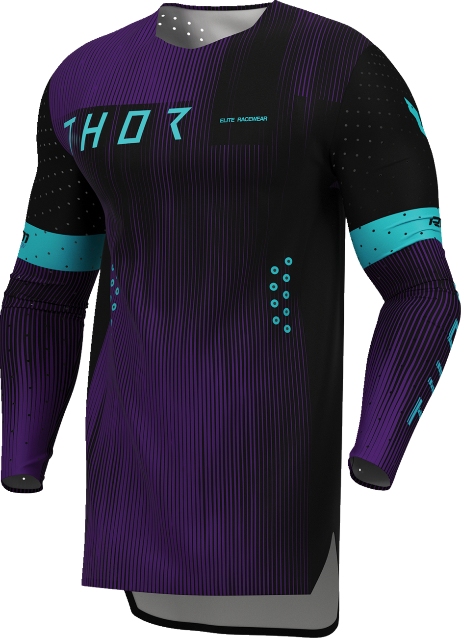 THOR Sportmode Vanish Jersey - Black/Purple - Small 2910-8836