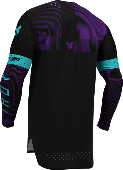 THOR Sportmode Vanish Jersey - Black/Purple - Medium 2910-8837