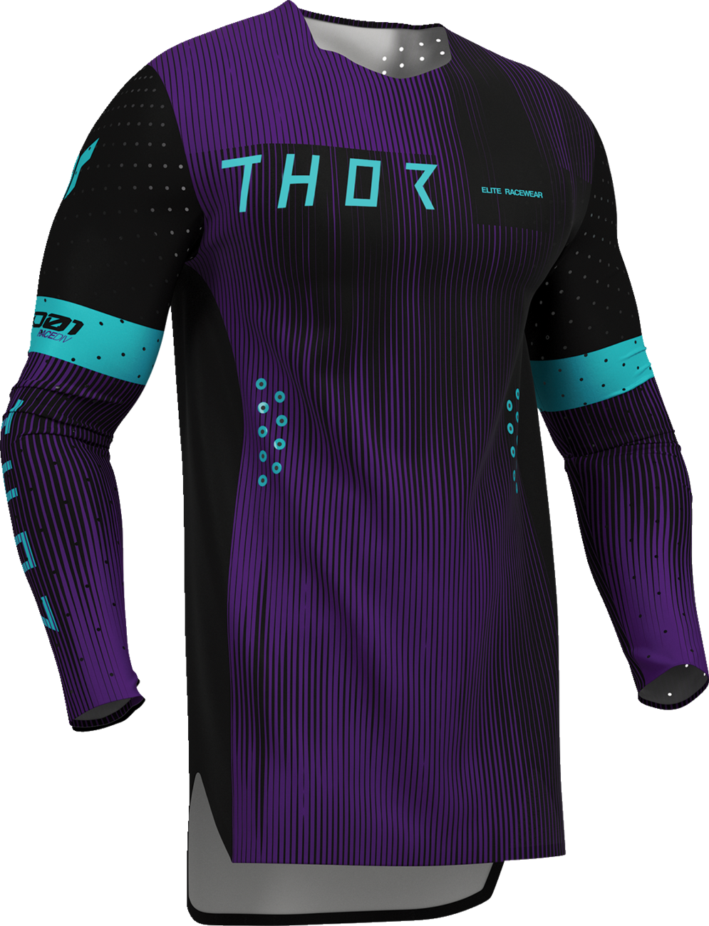 THOR Sportmode Vanish Jersey - Black/Purple - 2XL 2910-8840