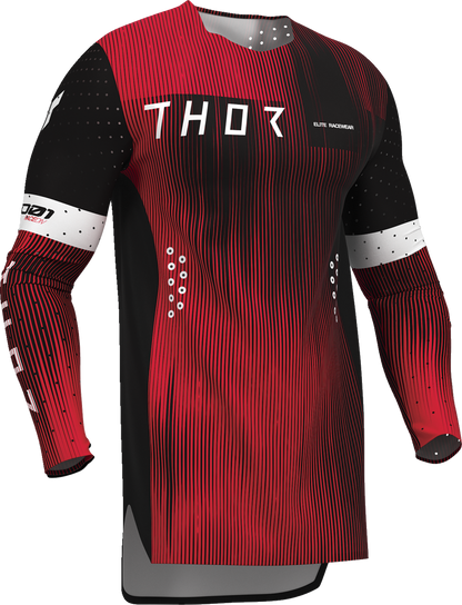 THOR Sportmode Vanish Jersey - Black/Red - Medium 2910-8842
