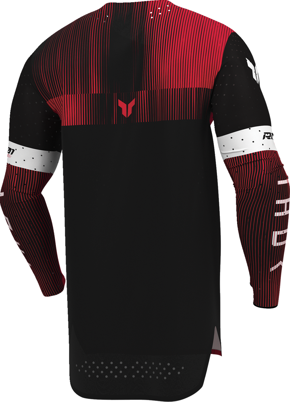 THOR Sportmode Vanish Jersey - Black/Red - Medium 2910-8842