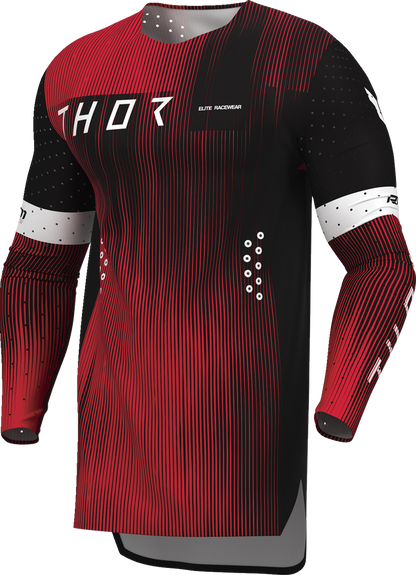 THOR Sportmode Vanish Jersey - Black/Red - Medium 2910-8842