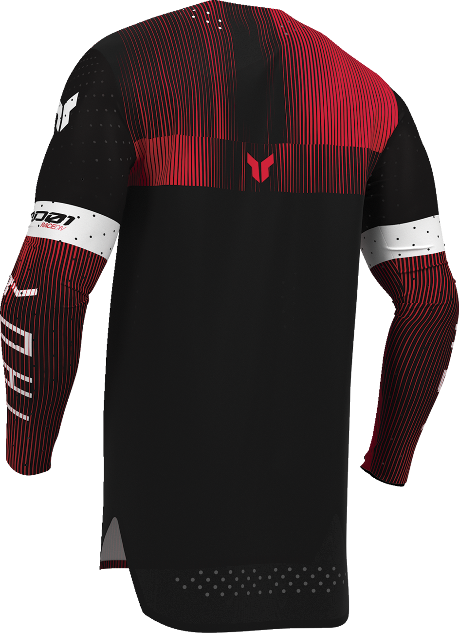 THOR Sportmode Vanish Jersey - Black/Red - Medium 2910-8842