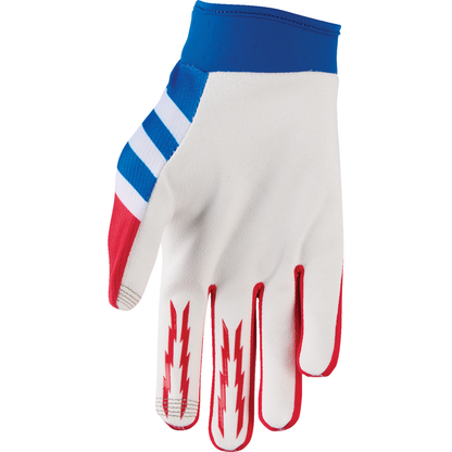 THOR Youth Launchmode Shockie Gloves - Red/Blue - Medium 3332-2313