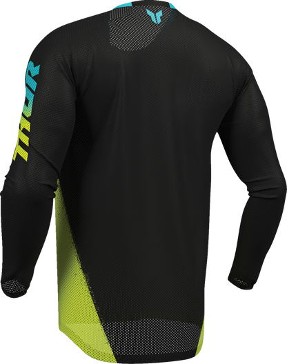 THOR Launchmode Air Darkside Jersey - Black/Acid - 2XL 2910-8912