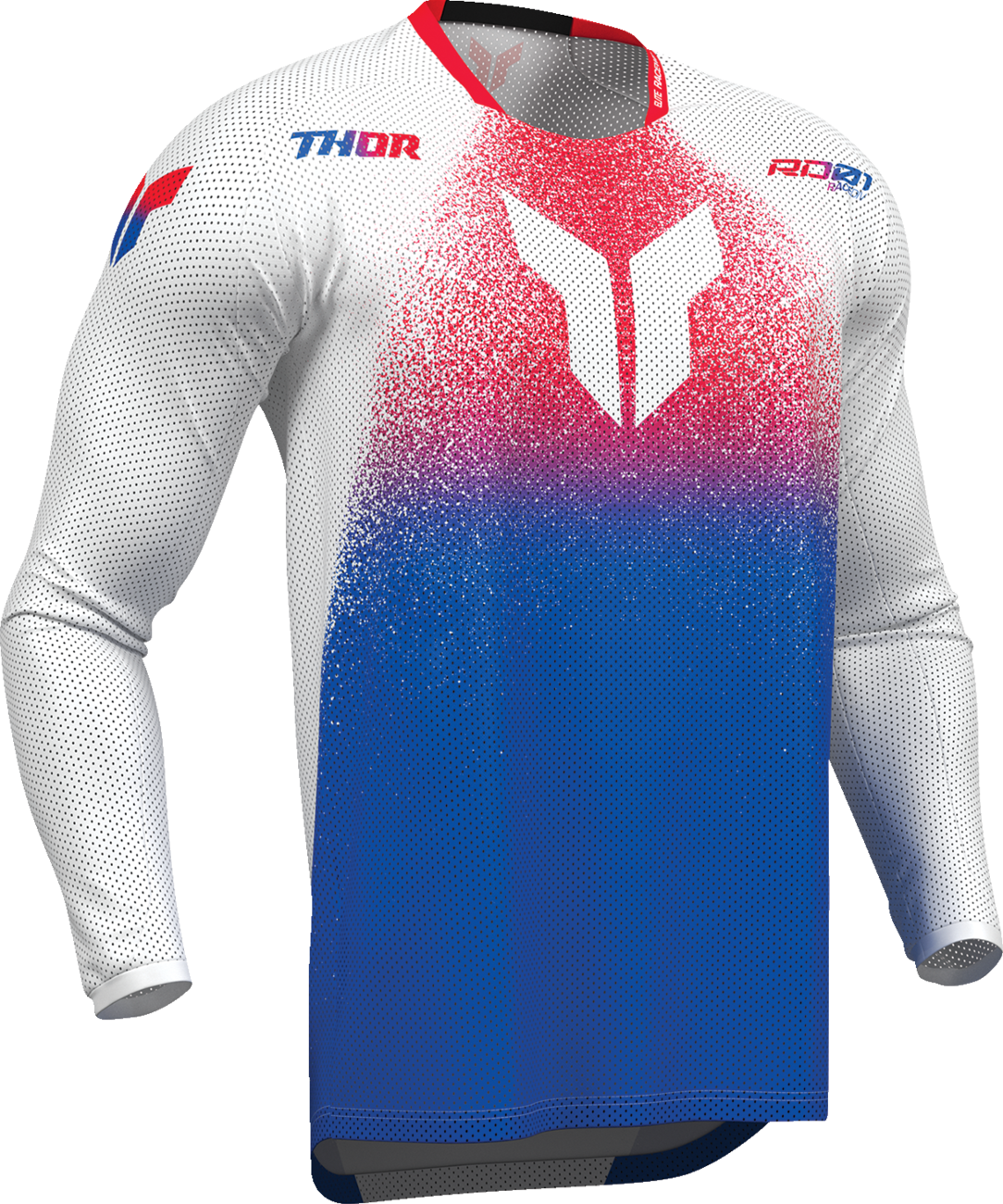 THOR Launchmode Air Darkside Jersey - White/Blue - XL 2910-8917
