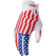 THOR Youth Launchmode Patriot Gloves - Red/White/Blue - 2XS 3332-2300